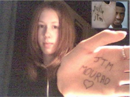 moi et ma princesse ador&eacute;e:Julie